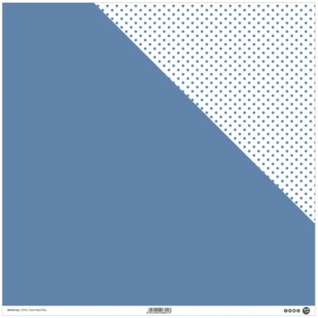 MODASCRAP - PASTEL ROYAL BLUE - DOUBLE FACE