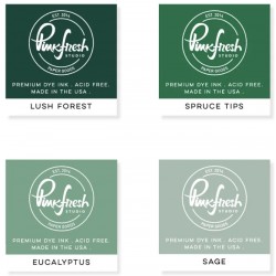 Pinkfresh Studio ink cube pack  - Green Gables