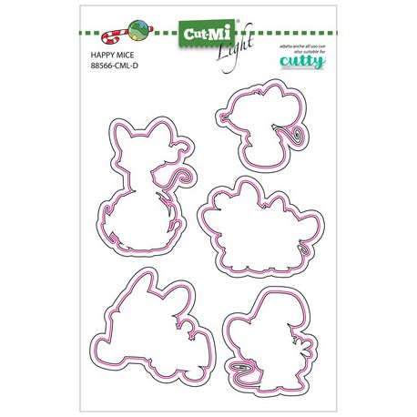 88566-CML-D Happy Mice
