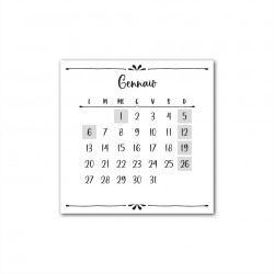 TOMMY CALENDARIETTO 2025 – CONF 5 MINI CALENDARI ORIZZONTALI