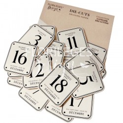FLORILEGES - 24 ÉTIQUETTES DE L'AVENT L'ATELIER DES LUTINS