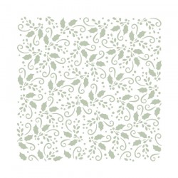 FLORILEGES - STENCIL 15 X 15 CM HOUX DELICAT