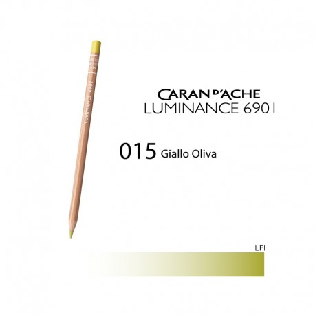 CARAN D'ACHE MATITA COLORATA LUMINANCE 6901 - 015 OLIVE YELLOW