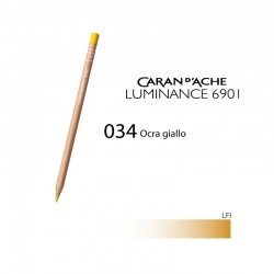 CARAN D'ACHE MATITA COLORATA LUMINANCE 6901 - 034 YELLOW OCHRE