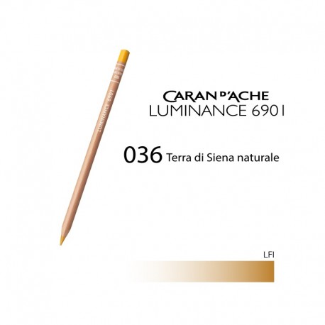 CARAN D'ACHE MATITA COLORATA LUMINANCE 6901 - 036 RAW SIENNA