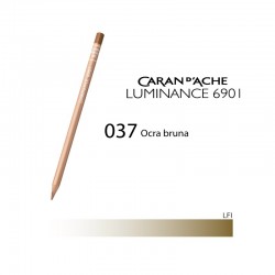 CARAN D'ACHE MATITA COLORATA LUMINANCE 6901 - 037 BROWN OCHRE