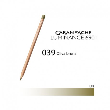 CARAN D'ACHE MATITA COLORATA LUMINANCE 6901 - 039 OLIVE BROWN