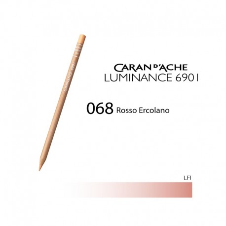 CARAN D'ACHE MATITA COLORATA LUMINANCE 6901 - 068 HERCULANUM RED