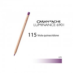 CARAN D'ACHE MATITA COLORATA LUMINANCE 6901 - 115 QUINACRIDONE PURPLE