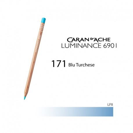 CARAN D'ACHE MATITA COLORATA LUMINANCE 6901 - 171 TURQUOISE  BLUE