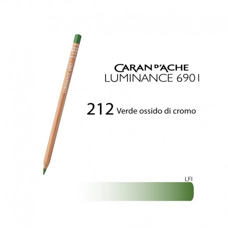 CARAN D'ACHE MATITA COLORATA LUMINANCE 6901 - 212 CHROMIUM OCìXYDE GREEN