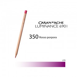CARAN D'ACHE MATITA COLORATA LUMINANCE 6901 - 350 PURPLISH RED