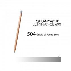 CARAN D'ACHE MATITA COLORATA LUMINANCE 6901 - 504 PAYNE'S GREY 30%