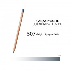 CARAN D'ACHE MATITA COLORATA LUMINANCE 6901 - 507 PAYNE'S GREY 60%