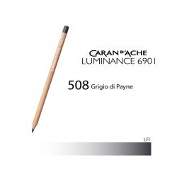 CARAN D'ACHE MATITA COLORATA LUMINANCE 6901 - 508 PAYNE'S GREY