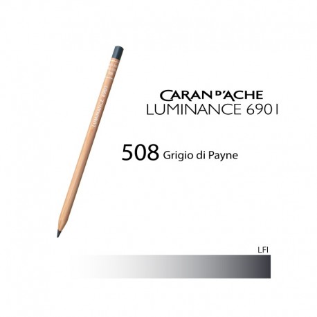CARAN D'ACHE MATITA COLORATA LUMINANCE 6901 - 508 PAYNE'S GREY