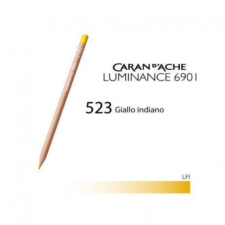 CARAN D'ACHE MATITA COLORATA LUMINANCE 6901 - 523 INDIAN YELLOW