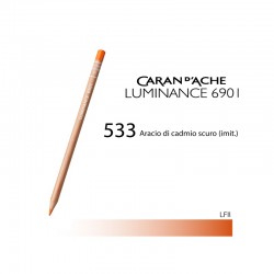CARAN D'ACHE MATITA COLORATA LUMINANCE 6901 - 533 DARK CADMIUM ORANGE