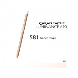 CARAN D'ACHE MATITA COLORATA LUMINANCE 6901 - 581 PINK WHITE