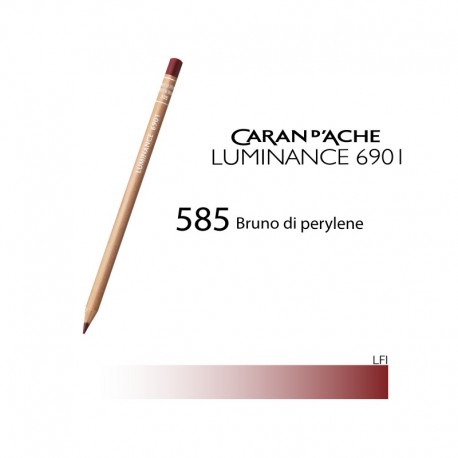 CARAN D'ACHE MATITA COLORATA LUMINANCE 6901 - 585 PERYLENE BROWN