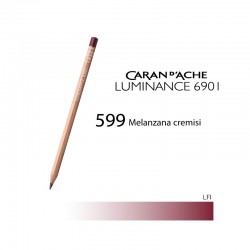 CARAN D'ACHE MATITA COLORATA LUMINANCE 6901 - 599 CRIMSON AUBERGINE