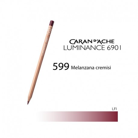 CARAN D'ACHE MATITA COLORATA LUMINANCE 6901 - 599 CRIMSON AUBERGINE
