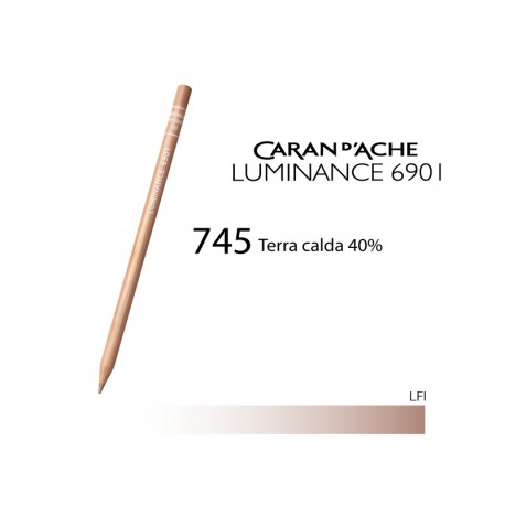 CARAN D'ACHE MATITA COLORATA LUMINANCE 6901 - 745 WARM  EARTH 40%