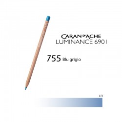 CARAN D'ACHE MATITA COLORATA LUMINANCE 6901 - 755 GREY BLUE