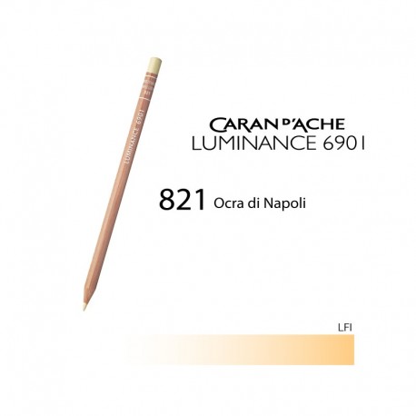 CARAN D'ACHE MATITA COLORATA LUMINANCE 6901 - 821 NAPLES OCHRE