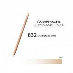 CARAN D'ACHE MATITA COLORATA LUMINANCE 6901 - 832 BROWN OCHRE 10%