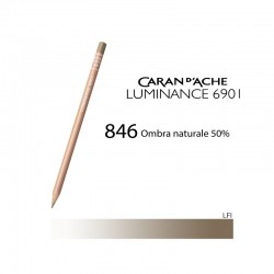CARAN D'ACHE MATITA COLORATA LUMINANCE 6901 - 846 BROWN OCHRE 50%