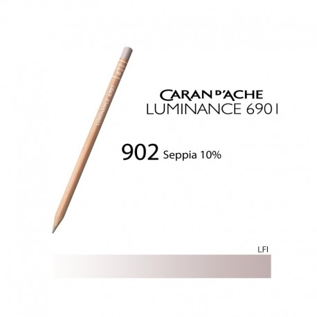 CARAN D'ACHE MATITA COLORATA LUMINANCE 6901 - 902 SEPIA 10%