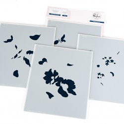 PINKFRESH STUDIO - Butterflies In Bloom - STENCIL