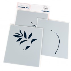 PINKFRESH STUDIO - Grateful Greenery stamp - STENCIL