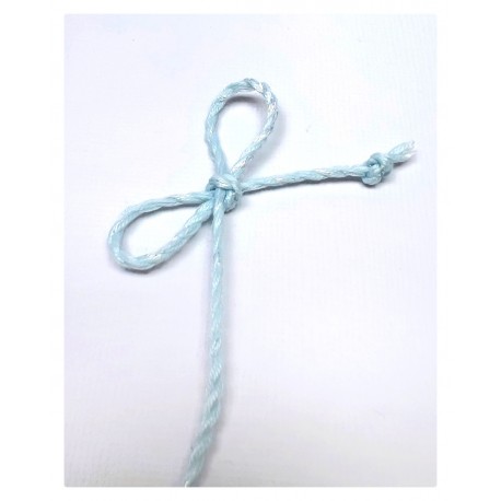 NASTRO TWINE KANDY - AZZURRO BRILLANTINATO