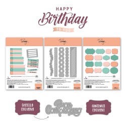 Bundle Happy Birthday + 1 pochette + 1 fustella esclusiva – area dedicata