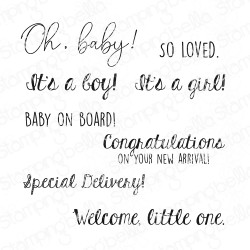 STAMPINGBELLA - Baby Sentiment Set