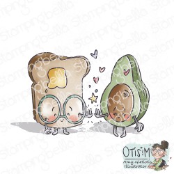 STAMPINGBELLA - Spec-Tacular Avocado & Toast