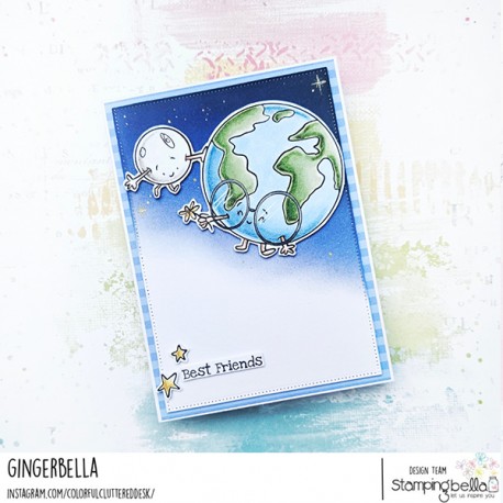 STAMPINGBELLA - Spec-Tacular Earth & Moon