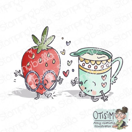 STAMPINGBELLA - Spec-Tacular Strawberries & Cream