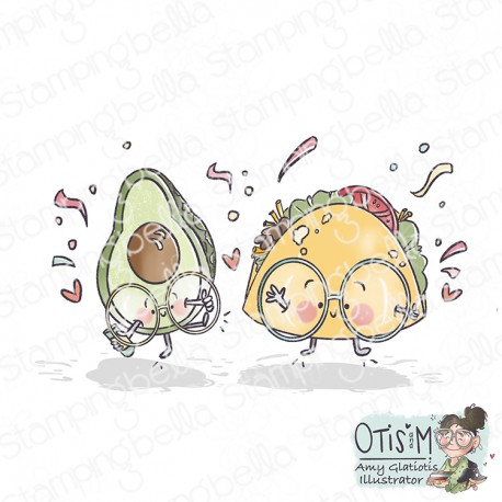 STAMPINGBELLA - Spec-Tacular Taco & Avocado