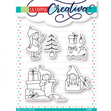 LA COPPIA CREATIVA - TIMBRI GNOMETTE