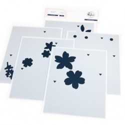 PINKFRESH STUDIO - Fresh Florals Stencil