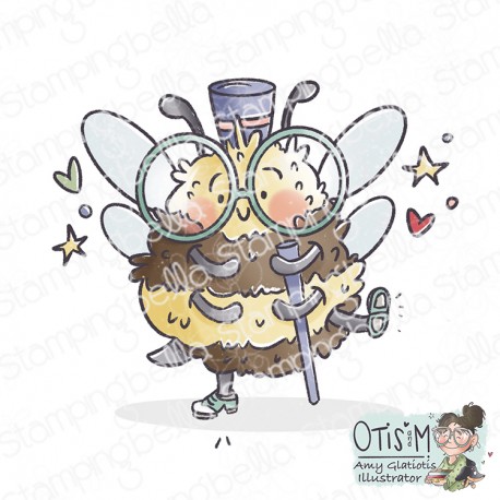 STAMPING BELLA - Buzzy Bee Tap Dancing (4 on sheet)