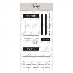 TOMMY CLEAR STAMPS - JOURNALING 1