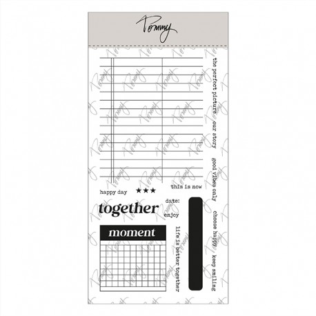 TOMMY CLEAR STAMPS - JOURNALING 2