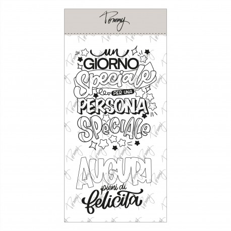 Tommy clear stamps – Un Giorno Speciale by Lettersofme