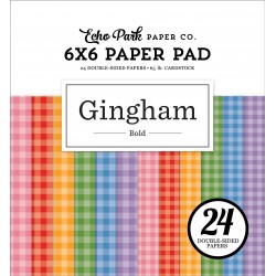 ECHOPARK - Bold Gingham 6x6 Paper Pad