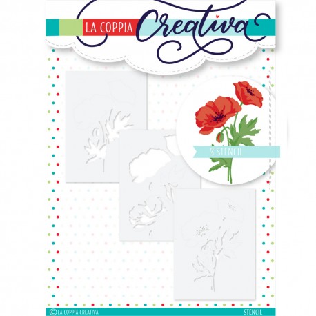 LCC – stencil DUE PAPAVERI