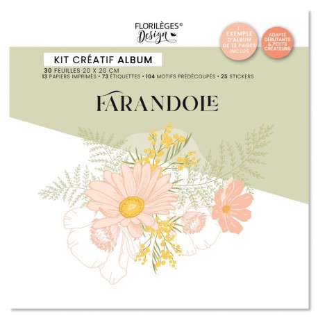 FLORILEGES - KIT CRÉATIF ALBUM FARANDOLE